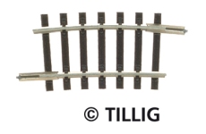 Tillig 83115 - TT Gebogenes Gleis R 04 R 267 mm 7,5°